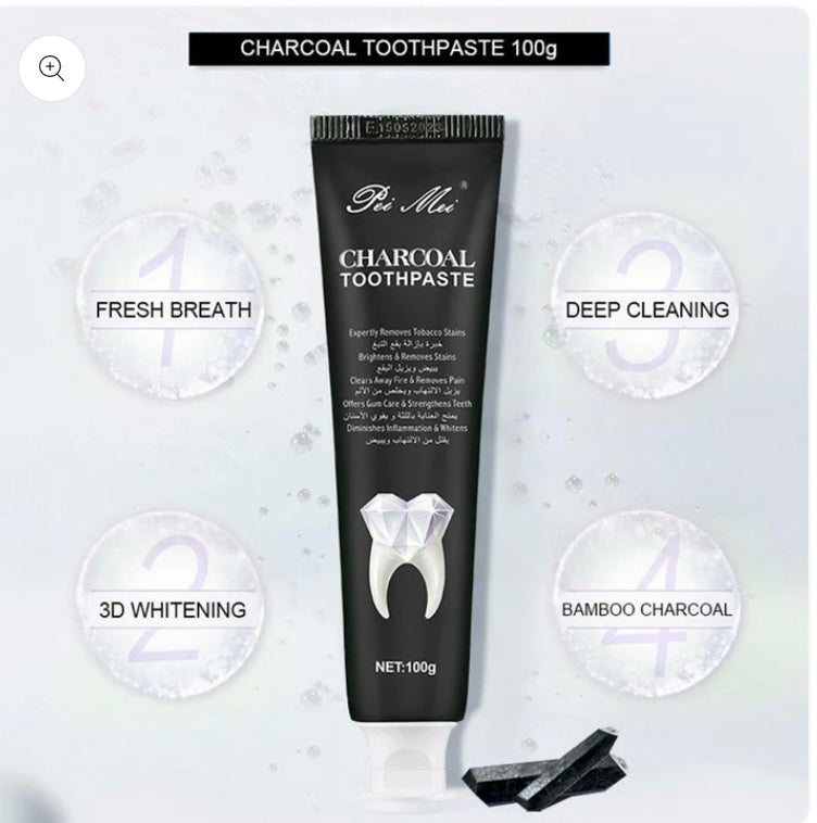 Dentifrice au Charbon de Bois