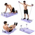 plateau de fitness multifonction avec bandes de résistance