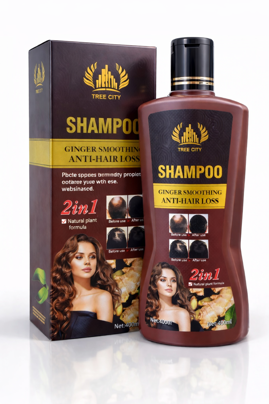 Shampoing ginger smoothing